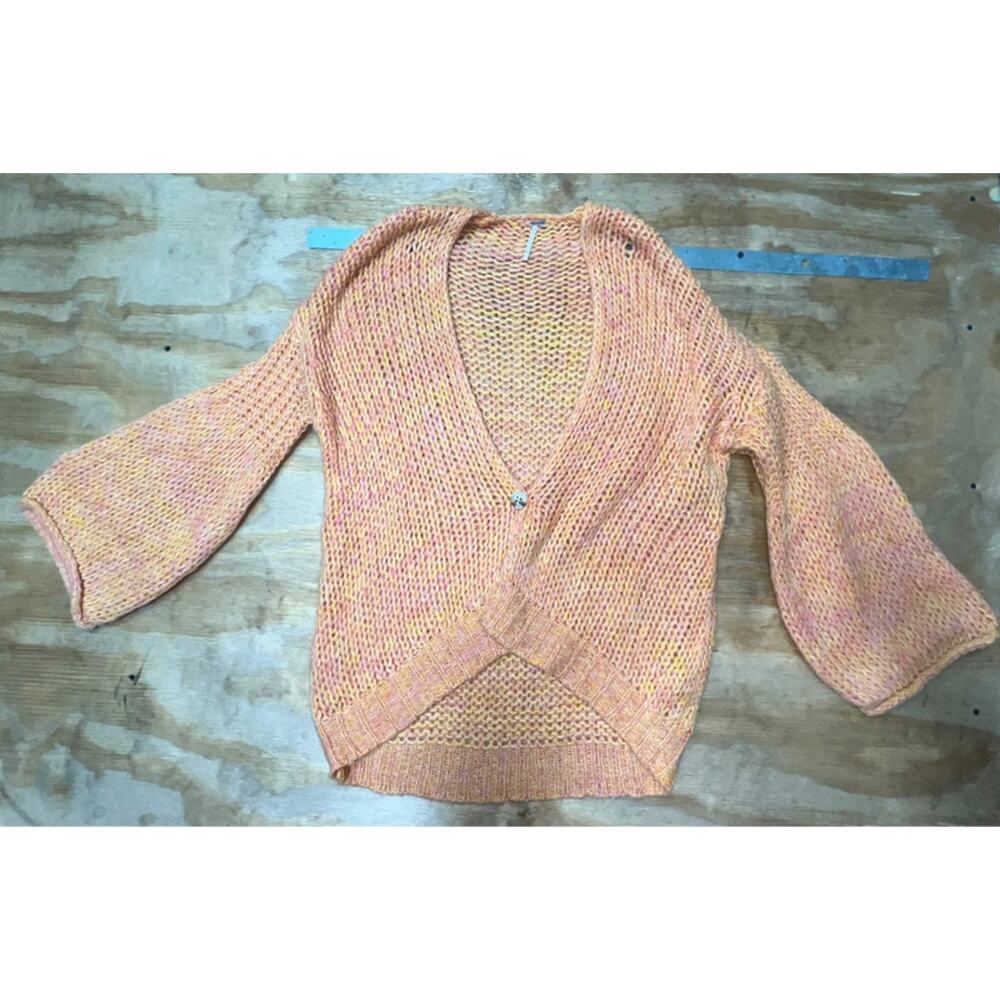 Free People Oversized Cardigan with bell sleeves. Size Medium